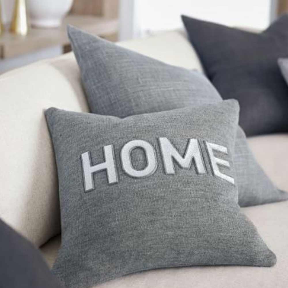 Pottery Barn Home Sparkle Knit Pillow Cover 20" square